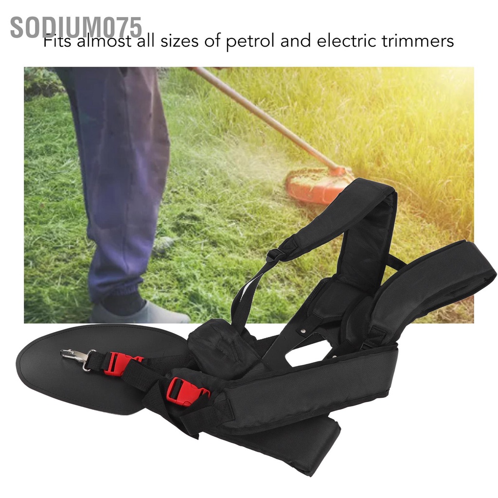 Sodium075 Dây đeo vai tông đơ bàn chải Polyester thoáng khí đai máy cắt cỏ có thể điều chỉnh cao được để làm vườn