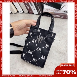 Túi MLB MONOGRAM PHONE POUCH BLACK