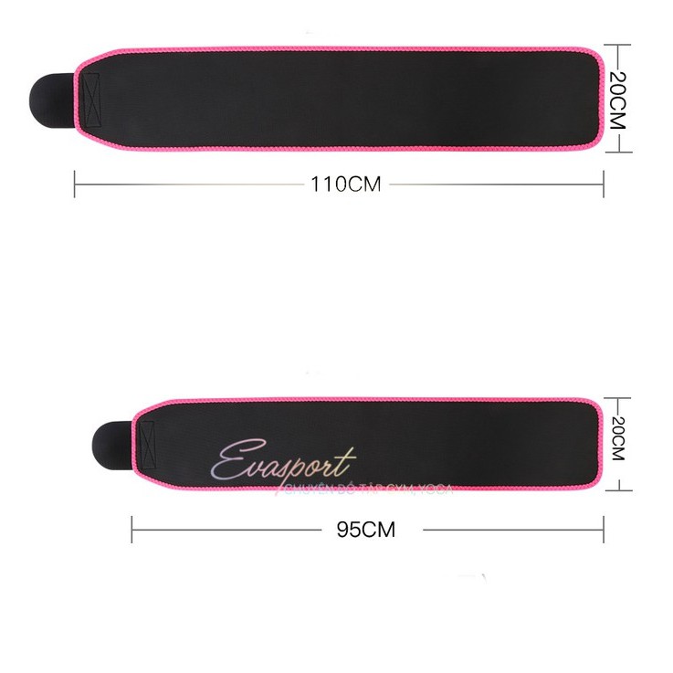 Đai Nịt Bụng Thể Thao Hỗ Trợ Giảm Mỡ Đổ Mồ Hôi, Đai Bụng Định Hình Tập Gym, Tập Yoga Tại Nhà EvaSport