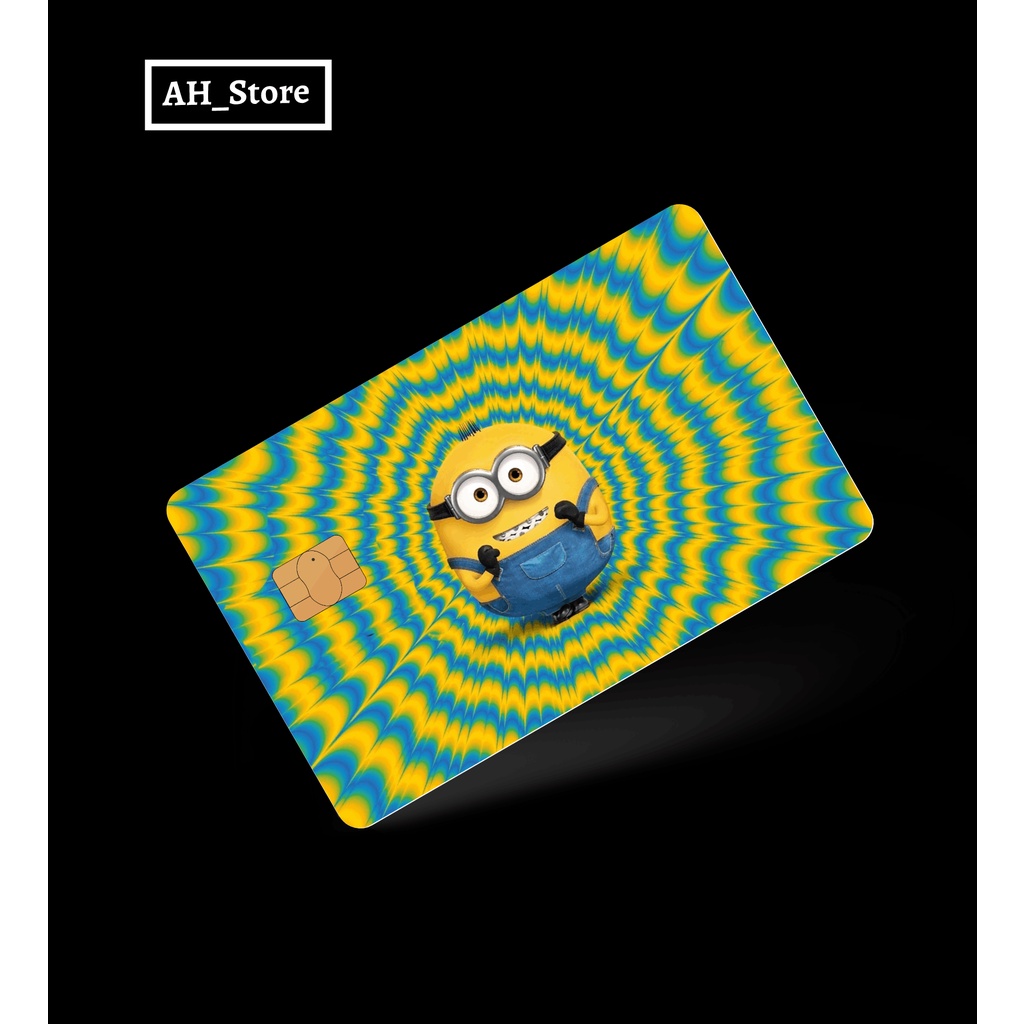 MINIONS The rise of gru  | Skin card miếng dán thẻ ngân hàng có chip / thẻ từ ATM, thẻ chung cư, thẻ xe,...