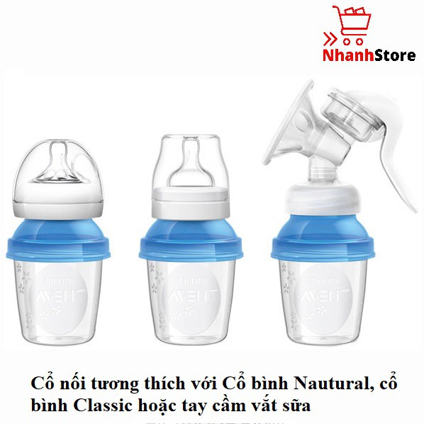 Cốc trữ sữa Avent 180ml và 240ml chính hãng