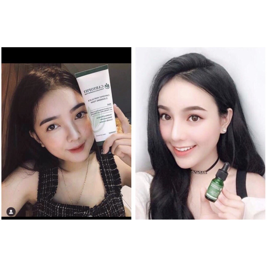 Combo Sữa Rửa Mặt + Serum Ngăn Ngừa Mụn Thâm Caryophy❤️FREESHIP❤️Ngăn Ngừa Các Loại Mụn và Thâm chính hãng Hàn Quốc | BigBuy360 - bigbuy360.vn