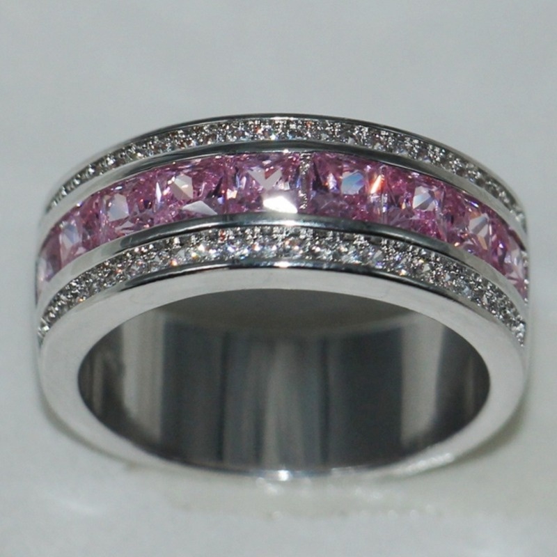 Nhẫn đính kim cương / charm đáng yêu thời trang dự tiệc cổ điển cho cặp đôi nam nữ / làm quà tặng / nhẫn cưới cô dâu