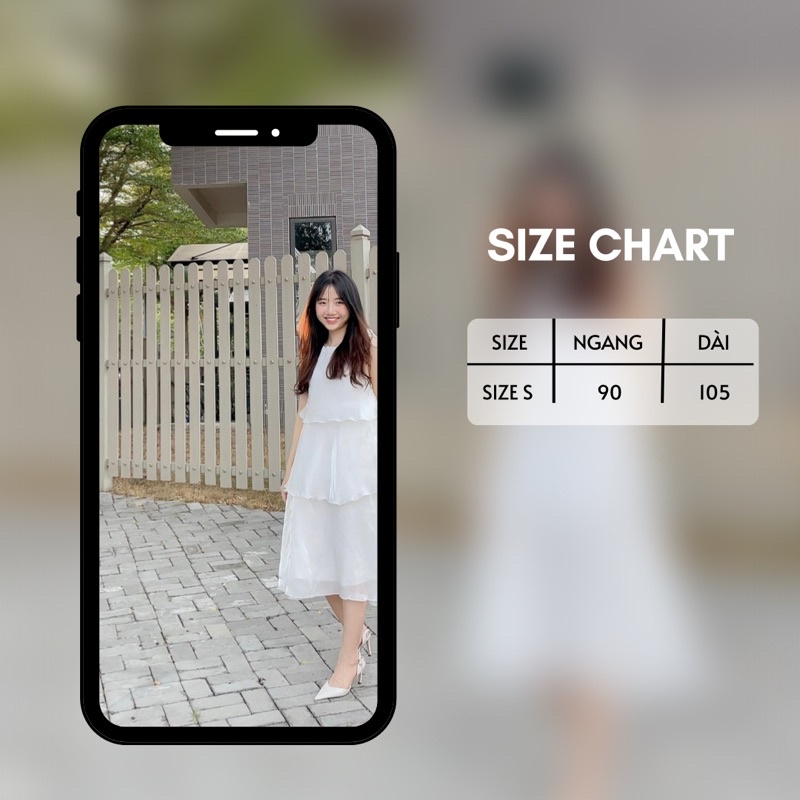 Đầm cổ yếm cột nơ 3 tầng bồng bềnh vải Organza cao cấp - Viz Dress