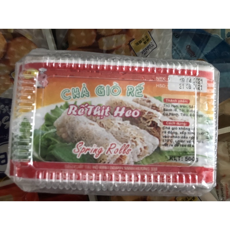 CHẢ GIÒ RẾ TÔM CUA-   500g( SHIP HOẢ TỐC ).GIÁ LẺ = SỈ ( Bình Tân)