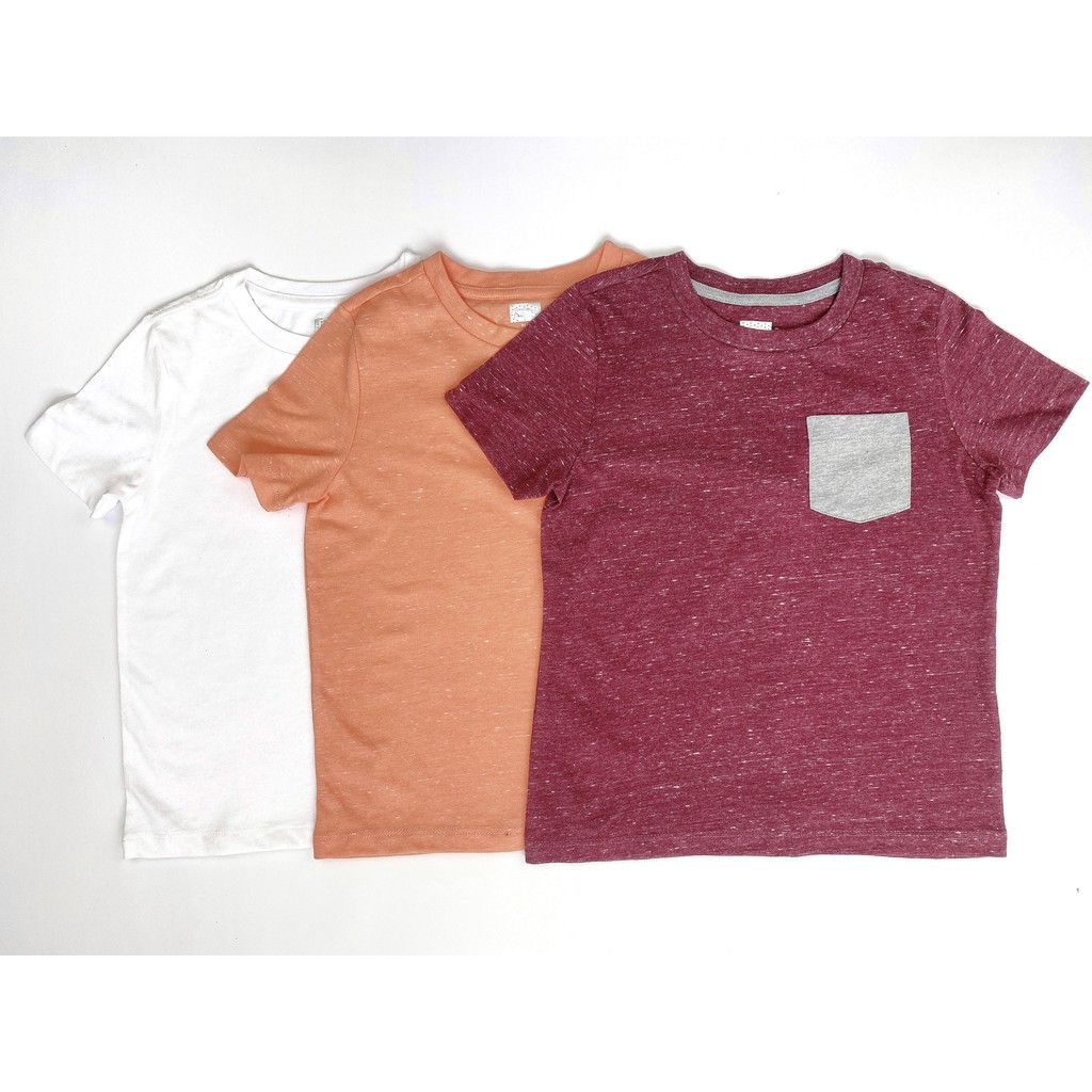 Combo 3 áo phông Oldnavy nhiều màu chất cotton xuất dư cho cả gia đình size 5-20 tuổi