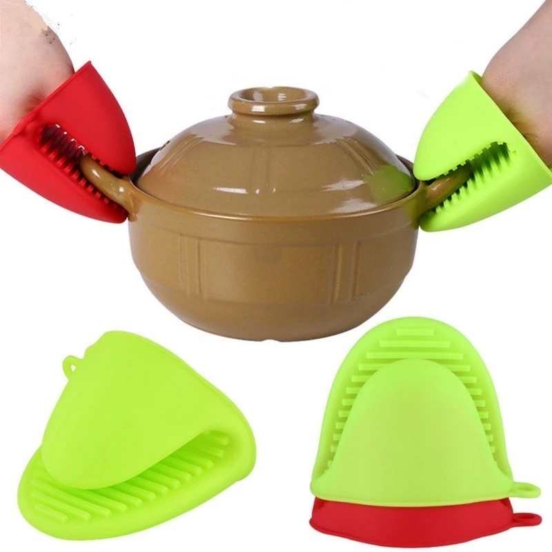 Găng Tay Silicone Cách Nhiệt Chống Trượt Chịu Nhiệt Độ Cao Dùng Cho Lò Vi Sóng / Lò Nướng
