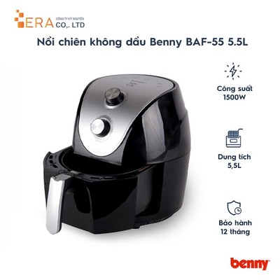 Nồi chiên không dầu Benny BAF-55 5.5L