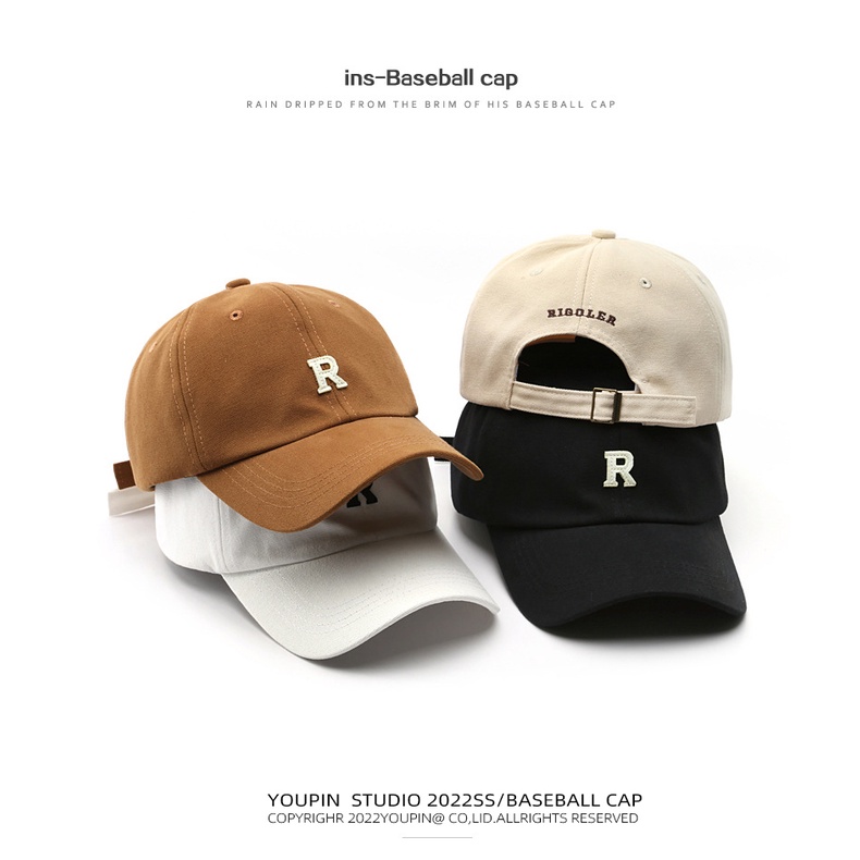 Mũ Lưỡi Trai Nam Nữ Nón Kết Chữ R Thời Trang Unisex Nhiều Màu Hot Trend Phong Cách Nón Lưỡi Trai Form Mềm Vải Cotton