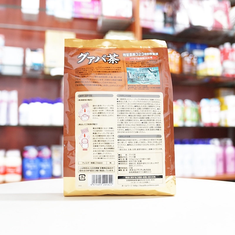 Trà lá ổi giảm cân ORIHIRO UMIKO Nhật Bản nguyên chất lá ổi Date 08/2025