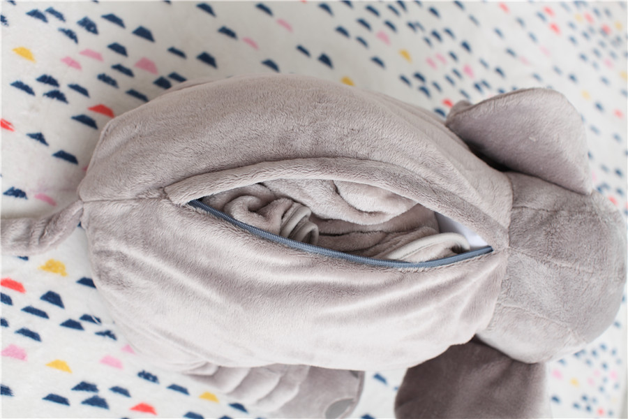 1 Chú Voi Nhồi Bông Mềm Mại Cỡ Lớn 60cm Cho Bé