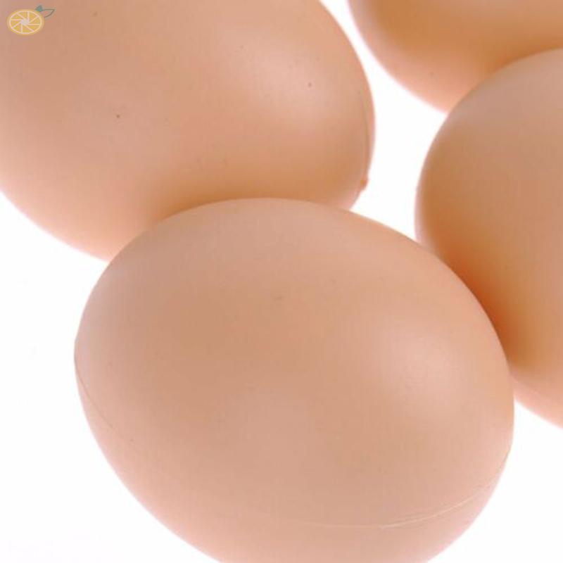 Bộ 5 trứng gà giả bằng nhựa trang trí
