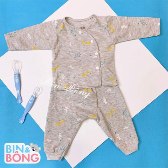 Bộ Quần Áo Dài Sơ Sinh Unchi Hoạ Tiết / Nhiều Mẫu Cho Bé 3-8kg