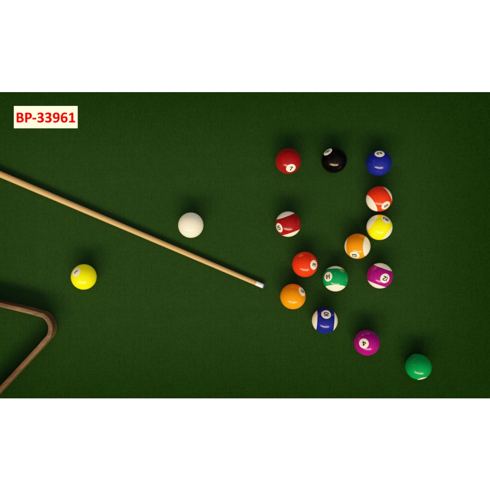 Tranh Club bida vải lụa 3D dán tường cao cấp, Tặng keo và dụng cụ dán tự thi công đơn giản, nhanh gọn, sạch sẽ.