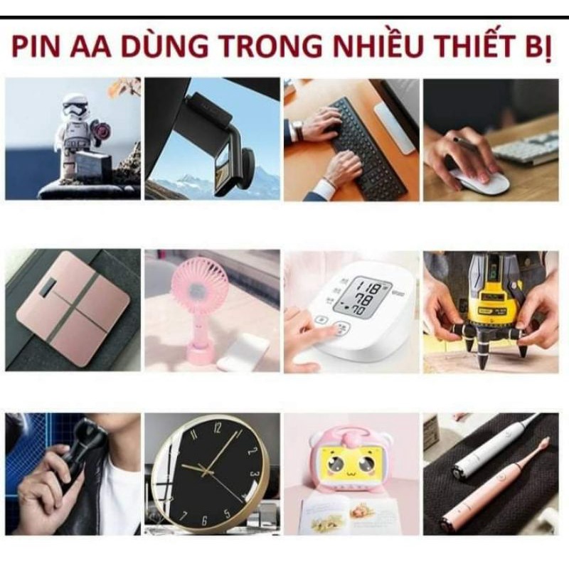 PIN SẠC AA 1.5V BESTON 3500MWH SẠC TRỰC TIẾP TỪ CỔNG MICRO USB. BẢO HÀNH 1 NĂM