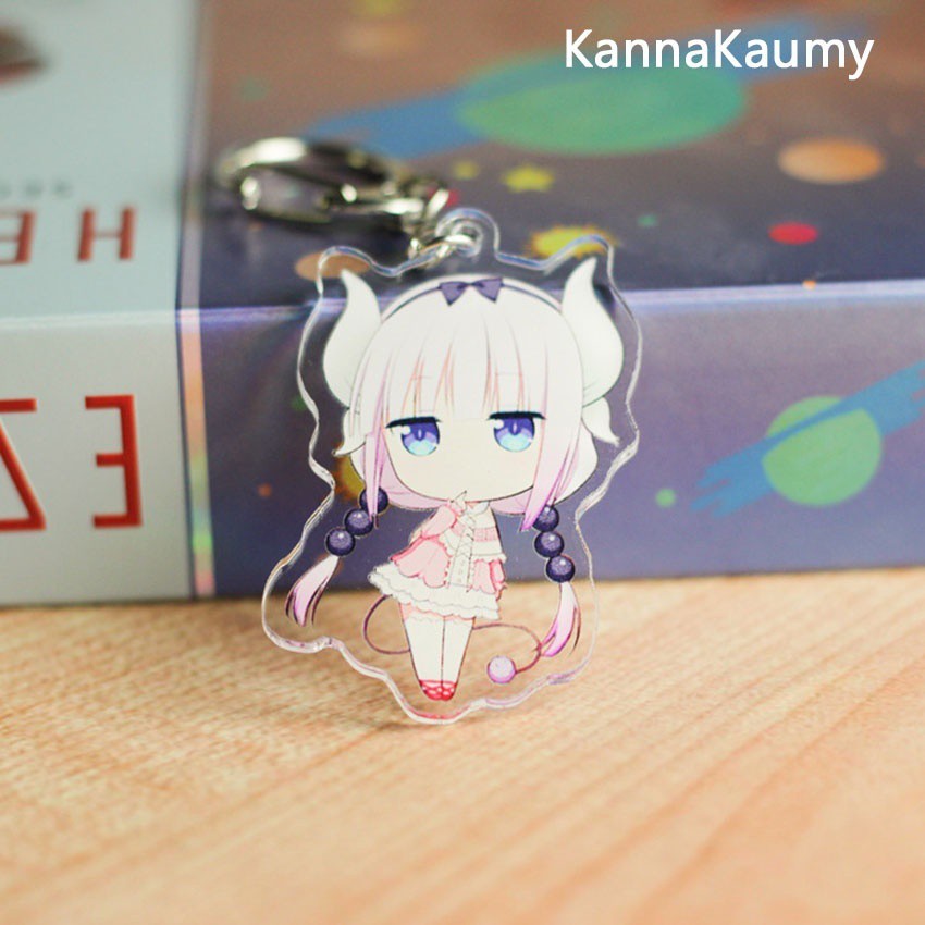 Móc Khóa Hình Anime Kobayashi-san Chi No Maid Dragon Chất Liệu Acrylic