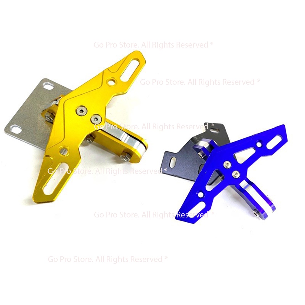 Pat Biển Số Gập EXCITER, WINNER Kiểu Cánh Dơi Nhôm CNC G1113