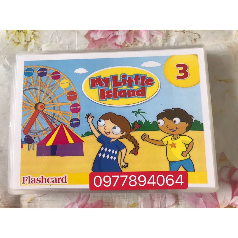 Thẻ Flashcards  My little island level 3- ép plastics bền đẹp ☘️giáo cụ đồ dùng dạy học cần thiết dạy Tiếng Anh❤️