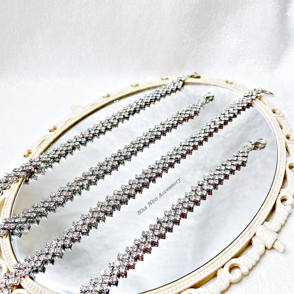 Fency Vòng Cổ Choker Đá Họa tiết Hàng Rào NHÀ NHỎ 1463