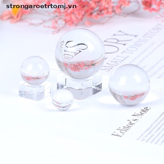 1 quả cầu pha lê trong suốt dùng làm đạo cụ chụp ảnh