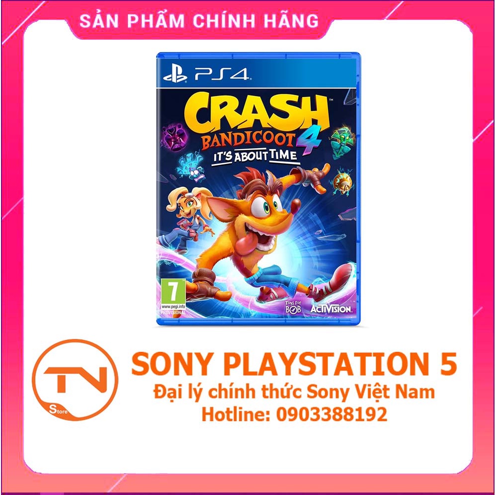 Đĩa game PS4 - Crash Bandicoot 4 It's about time