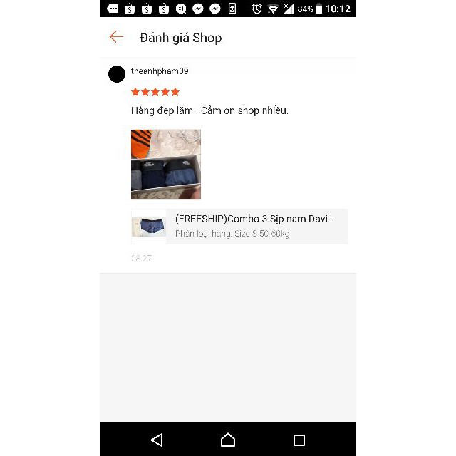 Combo 3 Sịp nam David Beckham , quần lót nam, sịp đùi nam