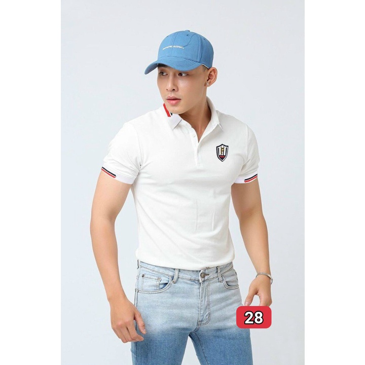 Áo thun polo nam nữ có cổ tay ngắn chất thun cotton poly co giãn - ATN13