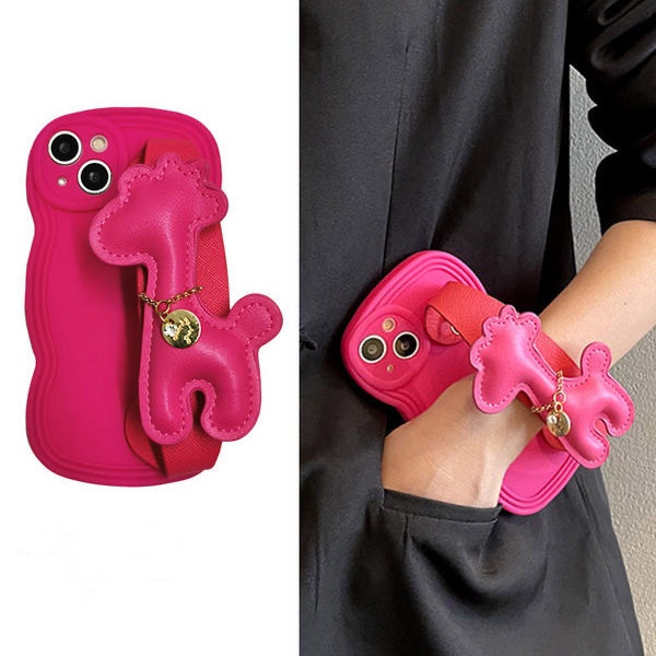 Ốp Điện Thoại tpu Mềm Hình Hươu Cao Cổ 3d Cho iphone 15 pro 14 14 pro max 7 8 plus 13 pro max 12 pro max 11 pro max xs max xr x