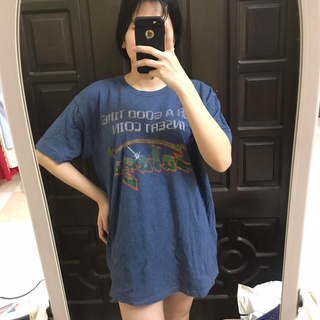 Áo phông mĩ màu xanh than thanh lí