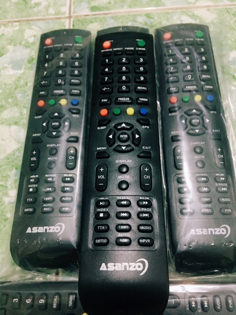 REMOTE ĐIỀU KHIỂN TIVI ASANZO LED LCD LỚN