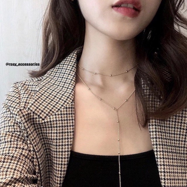 ROSY - DÂY CHUYỀN XÍCH BI DÁNG DÀI (ẢNH THẬT Ở SAU!!!)
