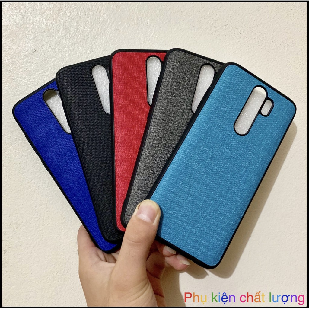 Ốp Lưng Redmi Note 8 /Redmi Note 8Pro Vân Vải Jean Cao Cấp