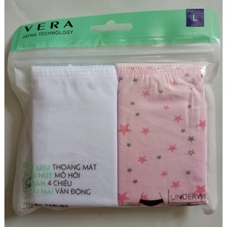 Combo 2 Quần Lót Nữ Cotton VERA (giao màu ngẫu nhiên)