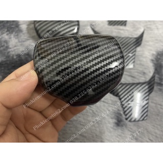 Ốp gạt cần số, ốp vô lăng màu đen cacbon honda crv 2018-2021