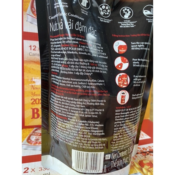 Nước xả vải Downy hương Đam mê 1.4L