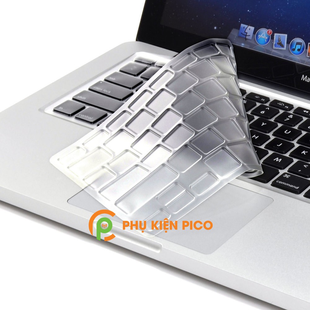 Phủ phím Macbook Air, Macbook Pro, Macbook Retina trong suốt TPU cao cấp chống nước, bụi bẩn - Phủ phím Macbook