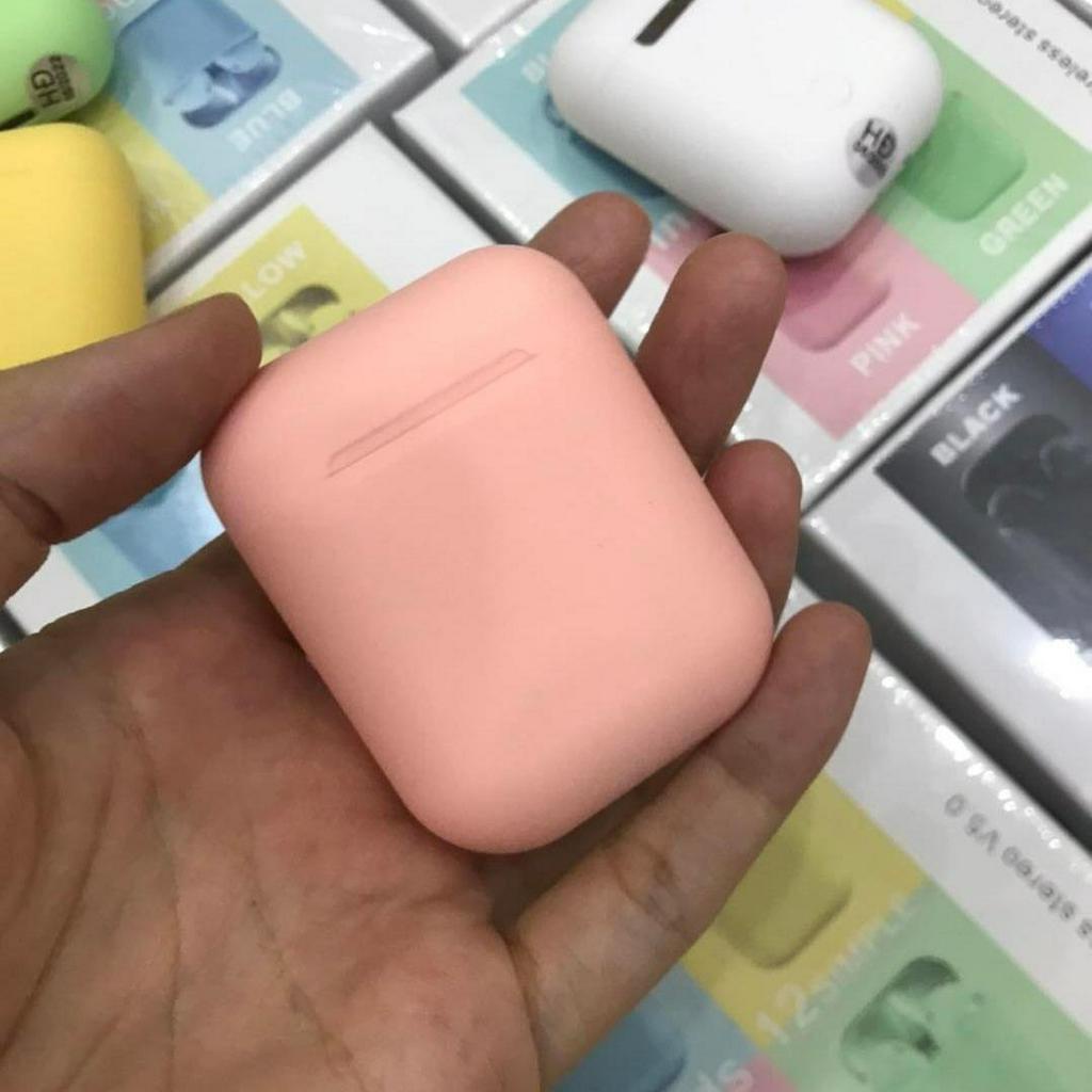 Tai nghe Bluetooth In-Pods 12 không dây pin trâu, cảm ứng, định vị, đổi tên, đàm thoại BH 01 tháng