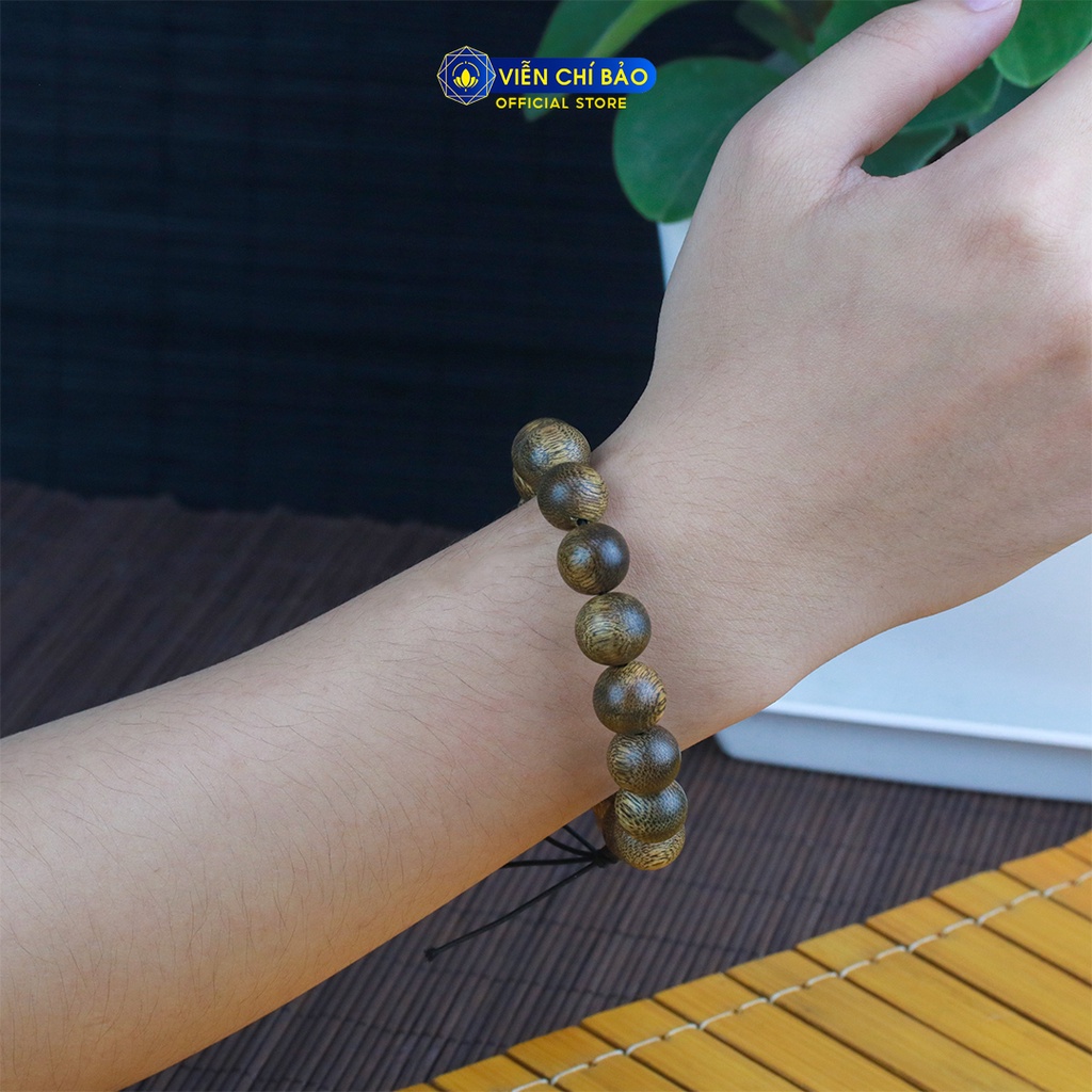 Vòng tay Trầm Hương nam nữ Trầm ổ Khánh Hòa Hồ Lô thời trang phụ kiện trang sức Viễn Chí Bảo H00020