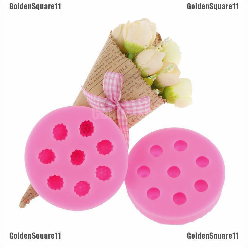 1 Khuôn Silicone Làm Bánh Kẹo Hình Quả Việt Quất 8 Lỗ