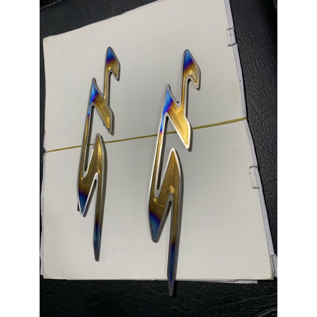 Tem chữ SH titanium dán xe SH