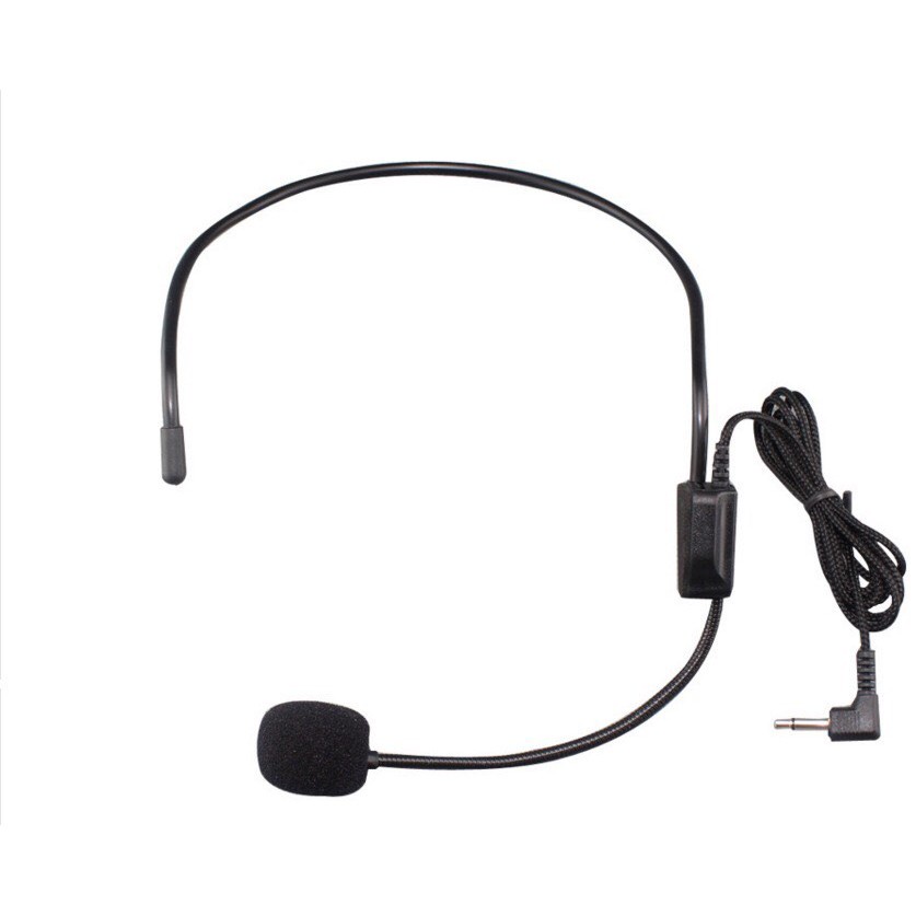 Micro Quàng Tai Máy Trợ Giảng có dây 3.5mm, dây dù chống đứt