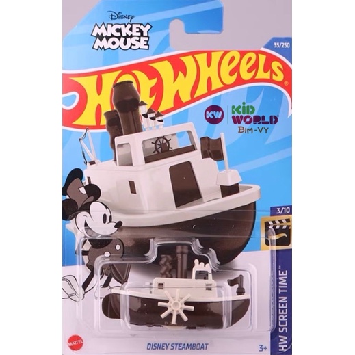 Xe mô hình Hot Wheels basic Disney Steamboat HCT56, 40K.