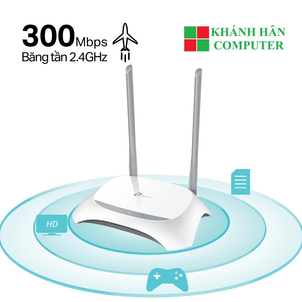 Bộ thu phát WiFi TPlink TL-WR840N-Bảo hành 24 T