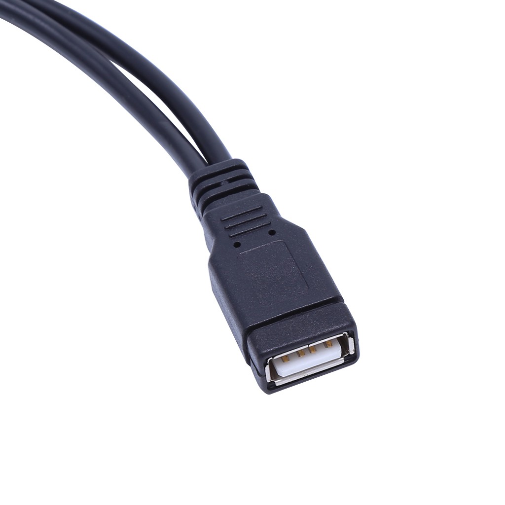 Dây cáp chữ Y chuyển đổi USB 2.0 Type A 1 Female sang 2 Male