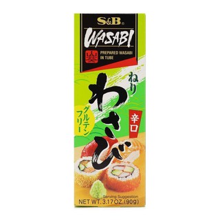 Mù tạt wasabi neri S&B 90g cay