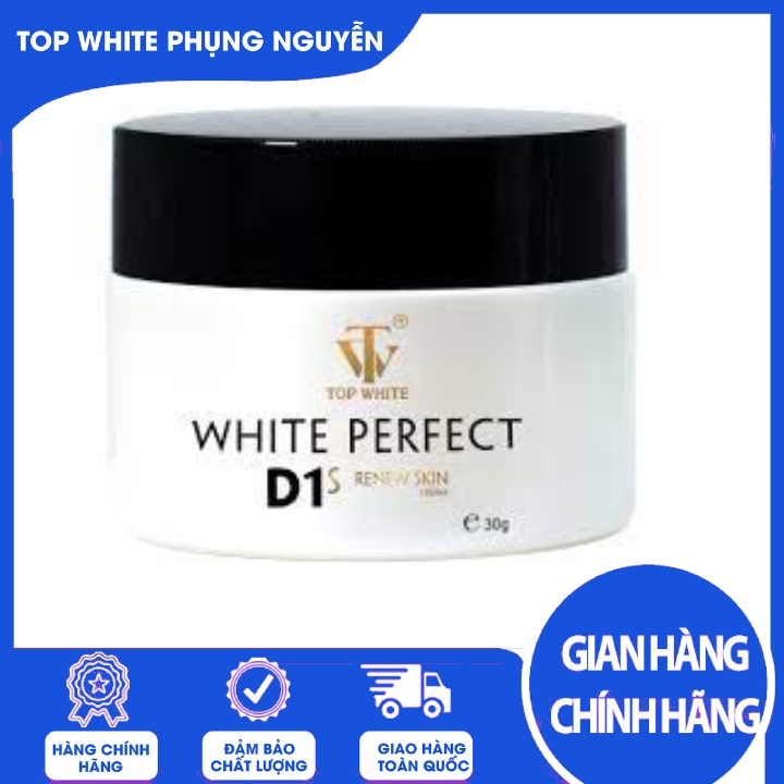 White Perfect D1S Renew Skin Kem Dưỡng Trắng Da Ngừa Nám Cho Da Nhạy Cảm