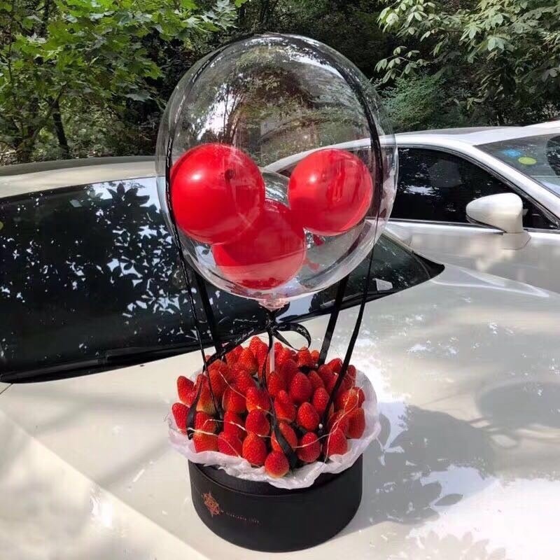 Bong bóng trong suốt 18-36inch chất lượng cao/ Dây đèn nhiều màu sắc dành cho trang trí tiệc tùng