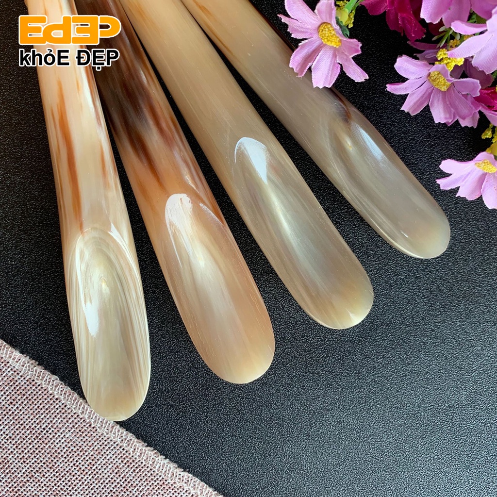 Cây Cạo Gió Massage Day Ấn Huyệt Chất Liệu Sừng - Dụng Cụ Diện Chẩn (Thông Kinh Mạch, Mát Xa, Làm Đẹp, Chăm Sóc Da,...)