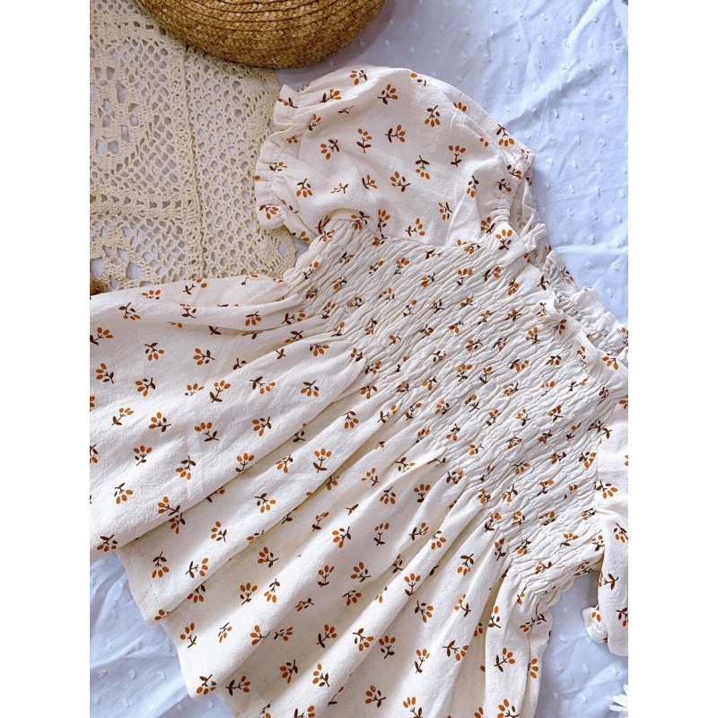Thô đũi mẫu thiết kế riêng hoa nguyệt quế 100% cotton