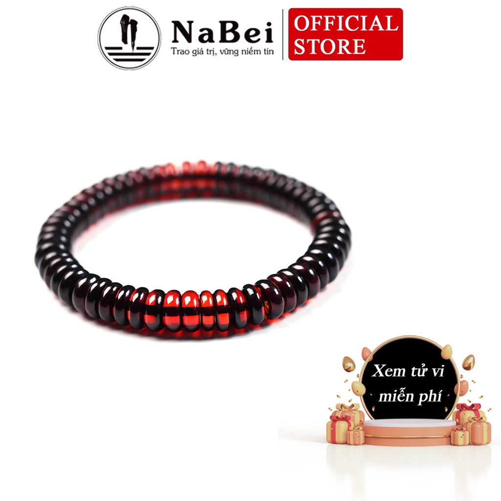 Vòng Tay Hổ Phách Tự Nhiên Phù Hợp Cho Mệnh Hỏa, Thổ, Mộc NB20 - Phong Thuỷ NaBei Store